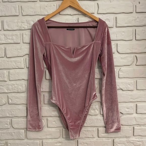Urban Outfitters Tops - Urban Outfitters Out From Under velvet bodysuit size medium